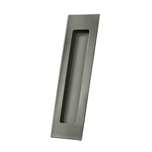 Deltana Rectangular Flush Pull 7" x 1 7/8" x 3/8" in Pewter finish