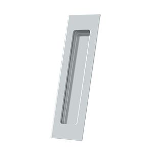 Deltana Rectangular Flush Pull 7" x 1 7/8" x 3/8" in Polished Chrome finish