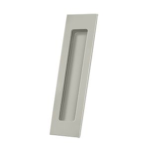 Deltana Rectangular Flush Pull 7" x 1 7/8" x 3/8" in Satin Nickel finish