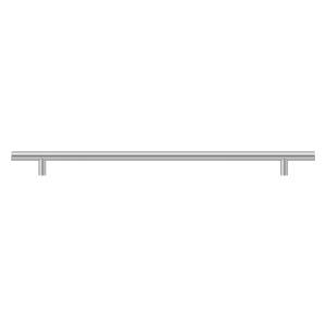 Deltana Stainless Steel Bar Pull, 12 9/16" Center to Center in Brushed Stainless Steel finish