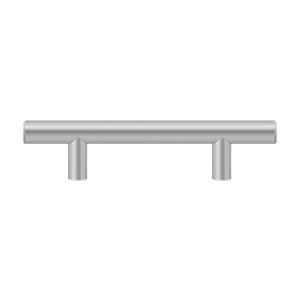 Deltana Stainless Steel Bar Pull, 3" Center to Center in Brushed Stainless Steel finish