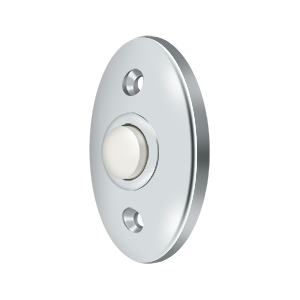 Deltana Standard Bell Button in Polished Chrome finish