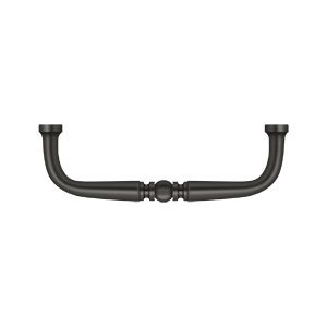 Deltana Traditional Wire Pull, 3 1/2" C-to-C in Oil Rubbed Bronze finish