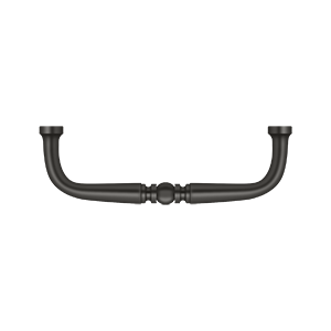 Deltana Traditional Wire Pull, 3 1/2" C-to-C in Oil Rubbed Bronze finish