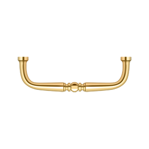 Deltana Traditional Wire Pull, 3 1/2" C-to-C in PVD Polished Brass finish
