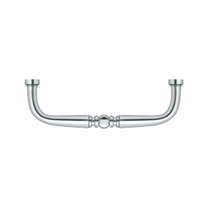 Deltana Traditional Wire Pull, 3 1/2" C-to-C in Polished Chrome finish