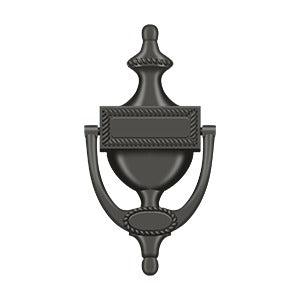 Deltana Victorian Rope Door Knocker in Oil Rubbed Bronze finish