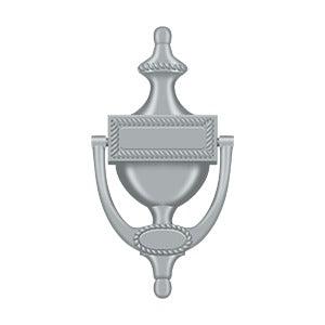 Deltana Victorian Rope Door Knocker in Satin Chrome finish