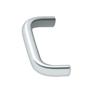 Deltana Wide Wire Pull, 3" C-to-C in Polished Chrome finish