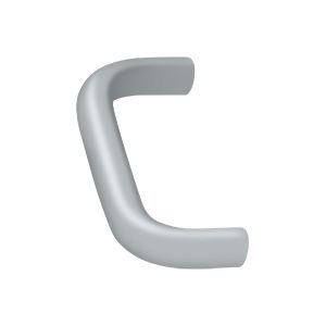 Deltana Wide Wire Pull, 3" C-to-C in Satin Chrome finish