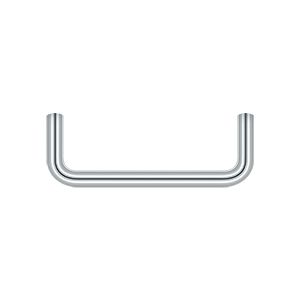 Deltana Wire Pull, 3 1/2" C-to-C in Polished Chrome finish