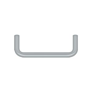 Deltana Wire Pull, 3 1/2" C-to-C in Satin Chrome finish