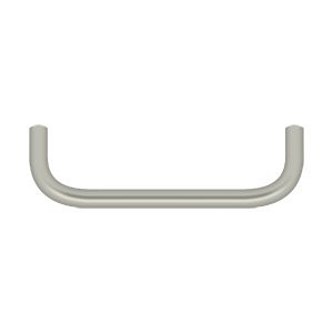 Deltana Wire Pull, 4" C-to-C in Satin Nickel finish