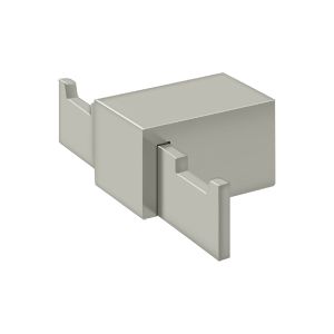 Deltana ZA: Modern Value Series Double Robe Hook in Satin Nickel finish