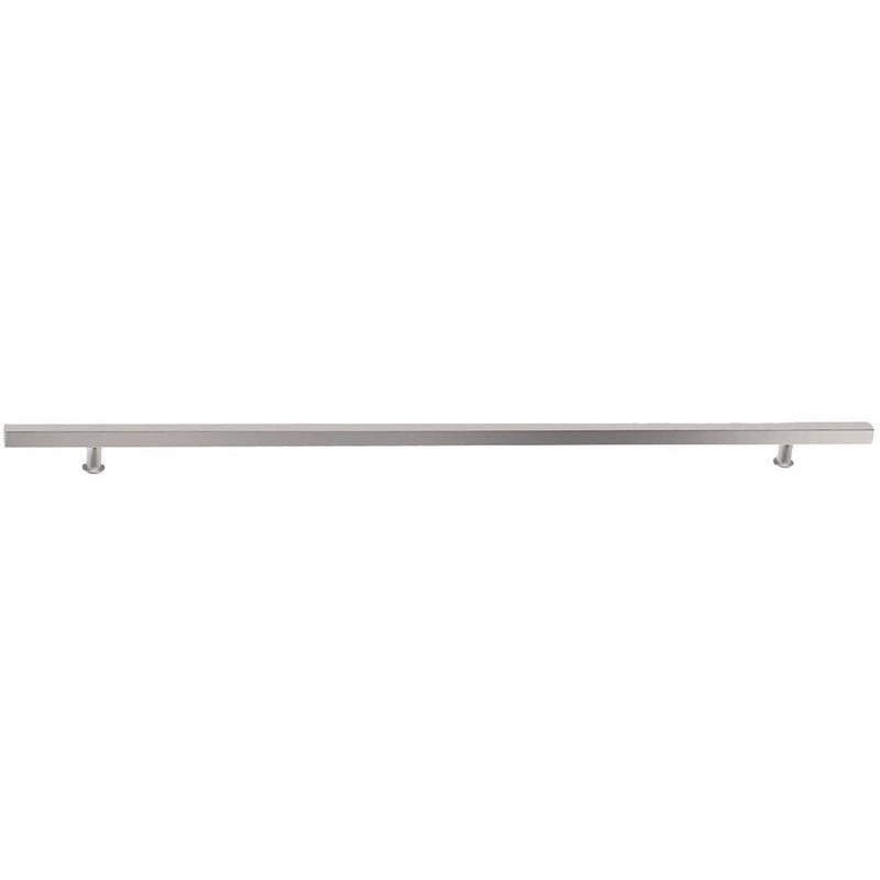 Emtek 24" Square Door Pull in Brushed Stainless Steel finish