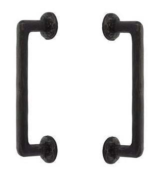 Emtek Back to Back Rod Bronze Door Pull, 8" Center to Center in Medium Bronze Patina finish