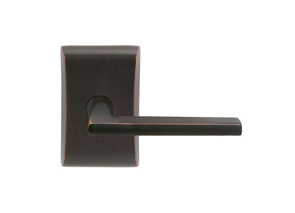 Emtek Concealed Passage Helios Lever With Neos Rosette in Oil Rubbed Bronze finish