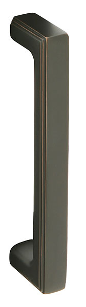Emtek Concealed Surface 8" Wilshire Door Pull in Oil Rubbed Bronze finish