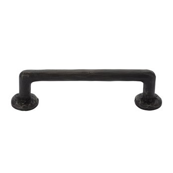 Emtek Concealed Surface Mount Rod Bronze Door Pull, 8" Center to Center in Medium Bronze Patina finish