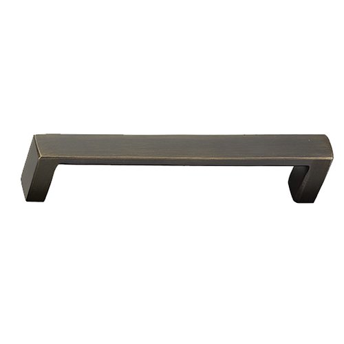 Emtek Concealed Surface Mount Rustic Modern Rectangular Bronze Door Pull, 8 3/4" C-to-C in Medium Bronze Patina finish