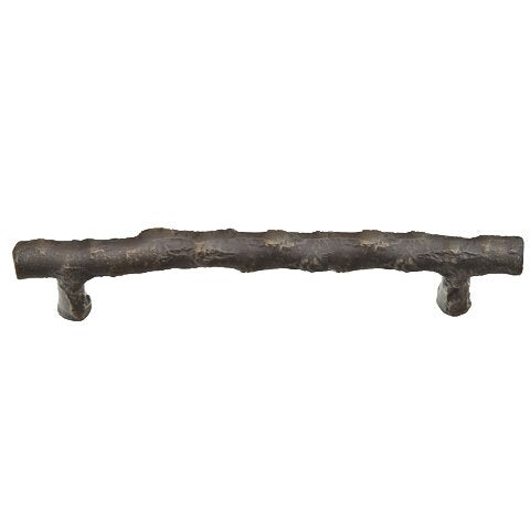 Emtek Concealed Surface Mount Twig Bronze Door Pull, 8" Center to Center in Medium Bronze Patina finish