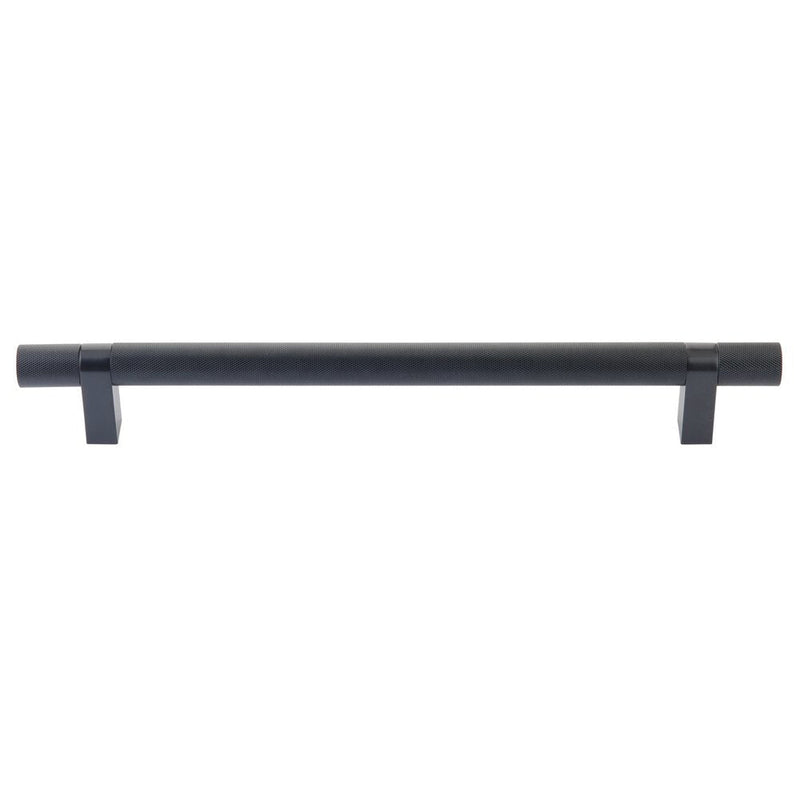 Emtek Concealed Surface Select Knurled Appliance Bar Pull, 12" C-to-C in Oil Rubbed Bronze finish