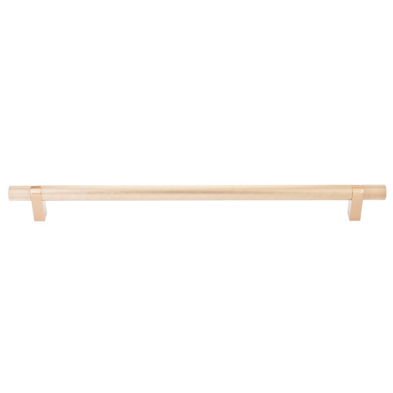 Emtek Concealed Surface Select Knurled Appliance Bar Pull, 18" C-to-C in Satin Copper finish