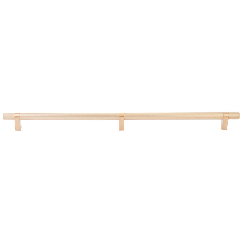 Emtek Concealed Surface Select Knurled Appliance Bar Pull, 24" C-to-C in Satin Copper finish