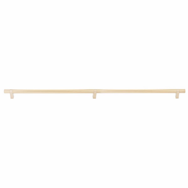 Emtek Concealed Surface Select Knurled Appliance Bar Pull, 36" C-to-C in Satin Brass finish