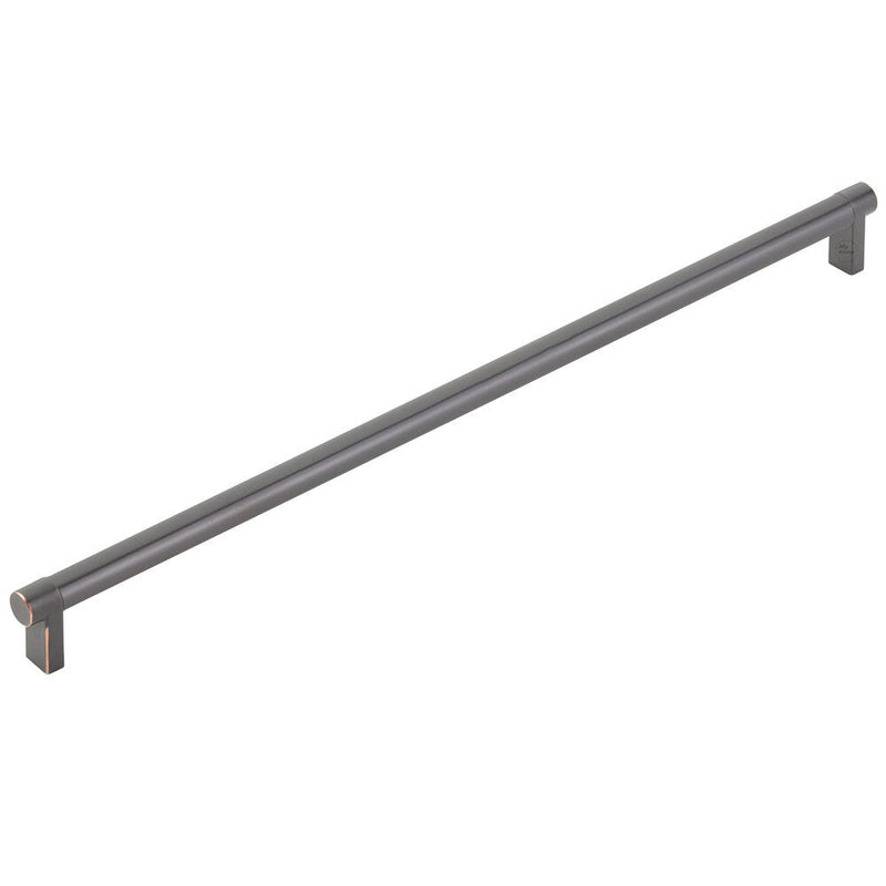 Emtek Concealed Surface Select Rectangular Stem Smooth Appliance Pull, 18" C-to-C in Oil Rubbed Bronze finish