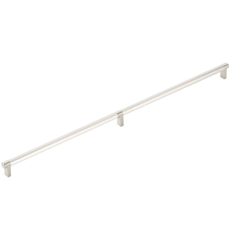 Emtek Concealed Surface Select Rectangular Stem Smooth Appliance Pull, 24" C-to-C in Satin Nickel finish