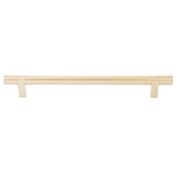 Emtek Concealed Surface Select Smooth Appliance Bar Pull, 12" C-to-C in Satin Brass finish