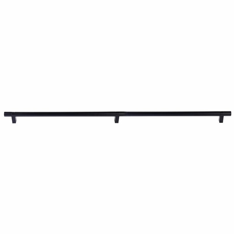 Emtek Concealed Surface Select Smooth Appliance Bar Pull, 36" C-to-C in Flat Black finish