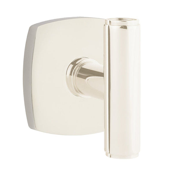 Emtek Dummy Ace Knob With Urban Modern Rosette in Lifetime Polished Nickel finish