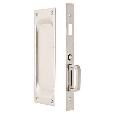 Emtek Dummy Classic Pocket Door Mortise Lock in Satin Nickel finish