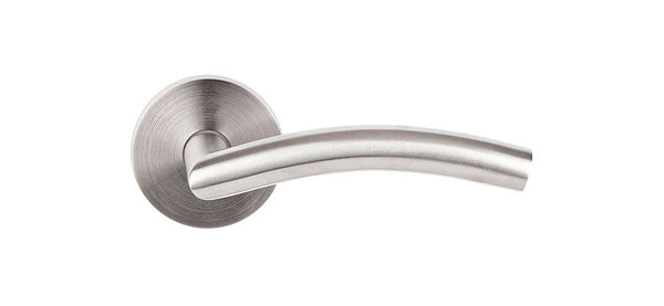 Emtek Dummy Dresden Lever With Disk Rosette in Brushed Stainless Steel finish