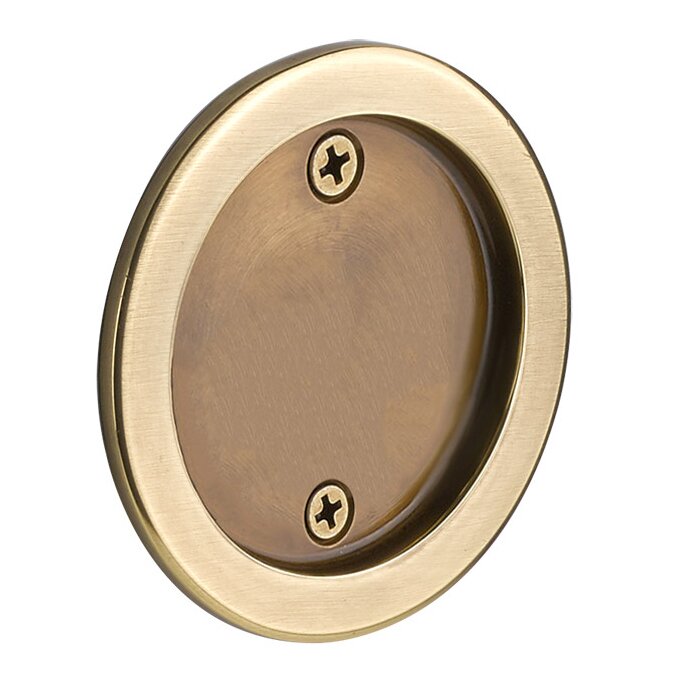 Emtek Dummy Round Pocket Door Tubular Lock-For Double Door Application in French Antique finish