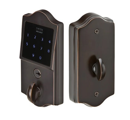 Emtek EMTouch Classic Electronic Touchscreen Keypad Deadbolt in Oil Rubbed Bronze finish