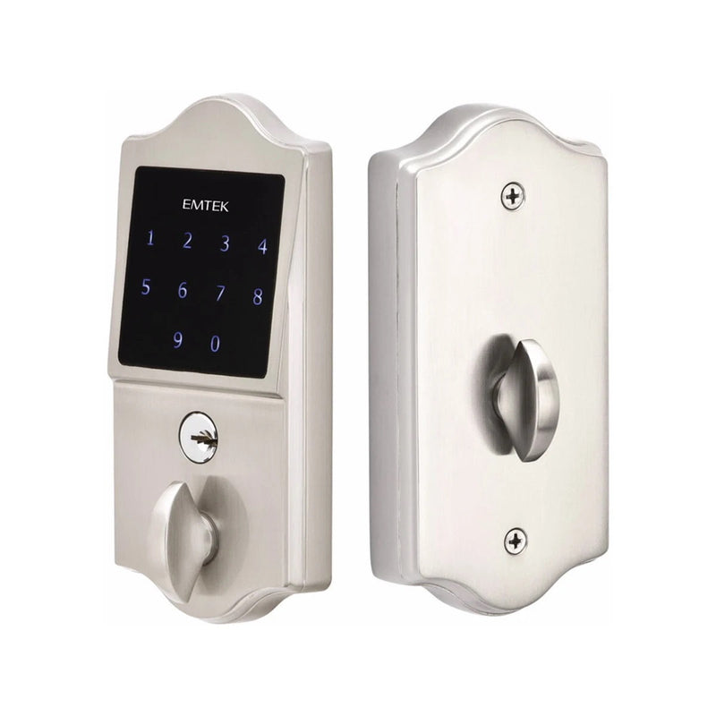 Emtek EMTouch Classic Electronic Touchscreen Keypad Deadbolt in Satin Nickel finish