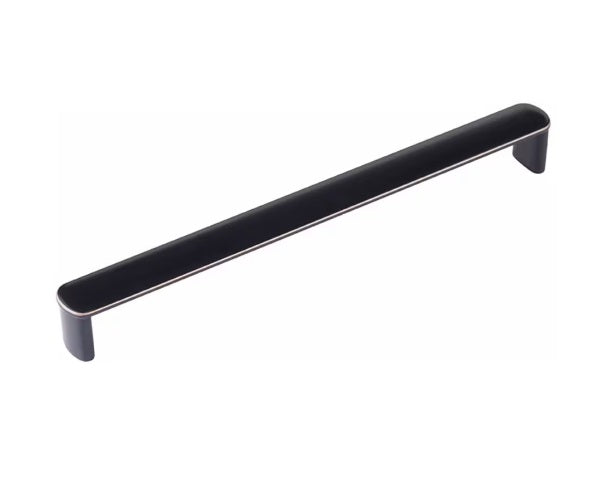 The Emtek Habitat Cabinet Pull in Oil Rubbed Bronze finish