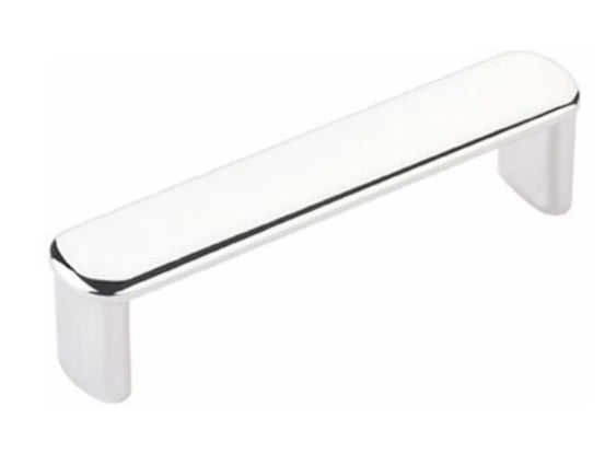 The Emtek Habitat Cabinet Pull in Polished Nickel finish