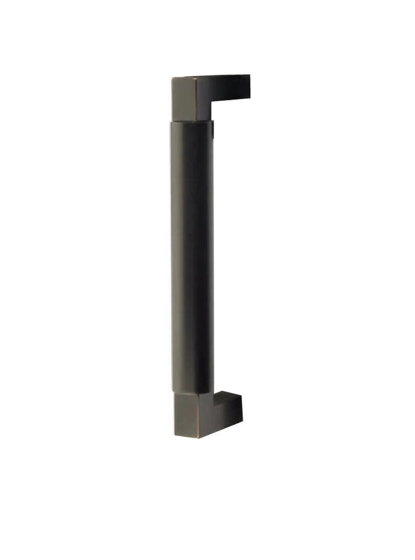 Emtek Hercules Smooth Door Pull, 8" Center to Center in Oil Rubbed Bronze finish