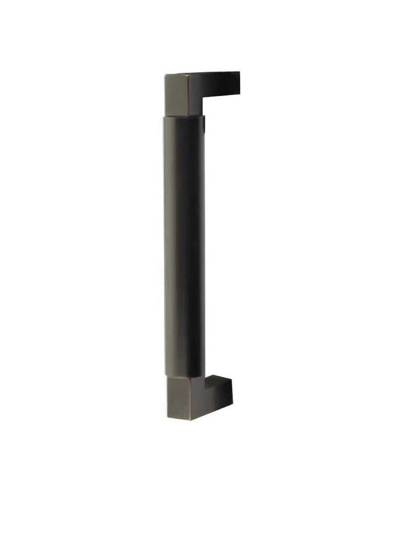 Emtek Hercules Smooth Door Pull, 8" Center to Center in Oil Rubbed Bronze finish