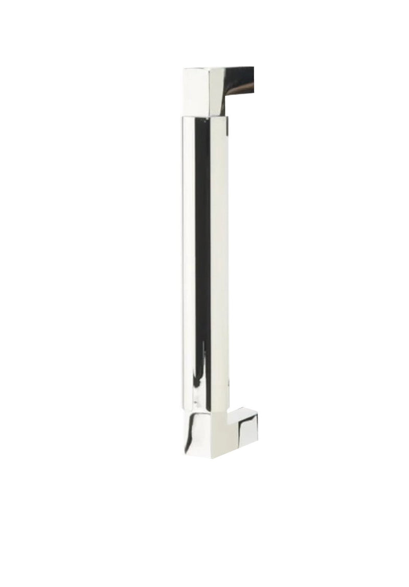 Emtek Hercules Smooth Door Pull, 8" Center to Center in Polished Chrome finish