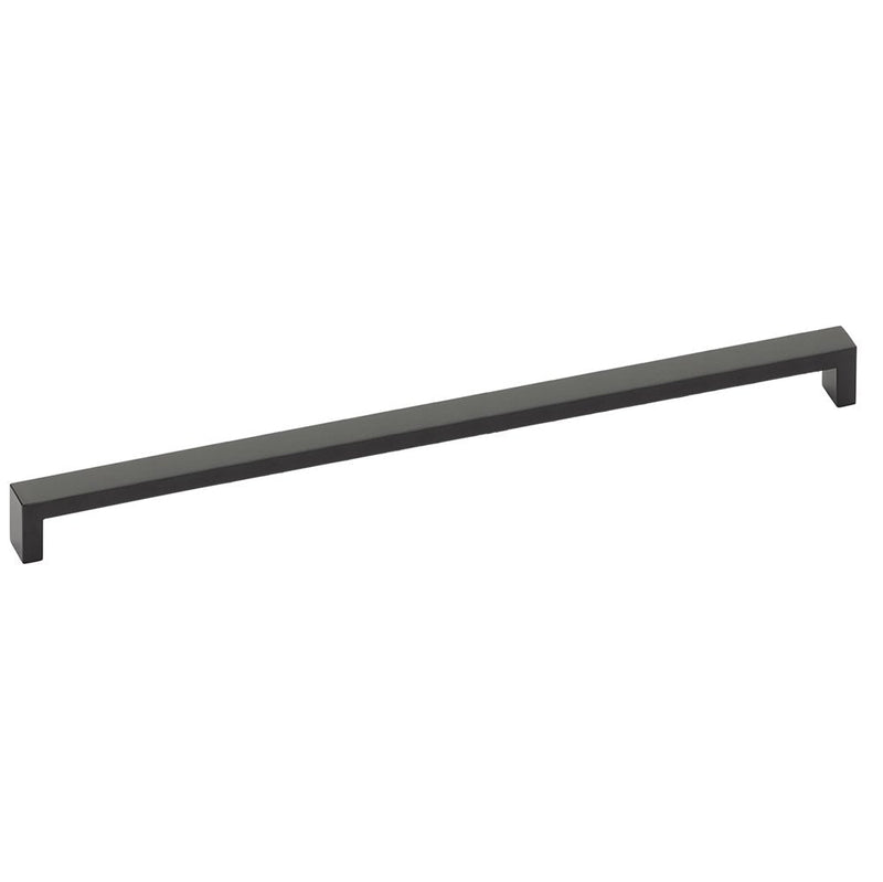 The Emtek Keaton Appliance Pull in Flat Black finish