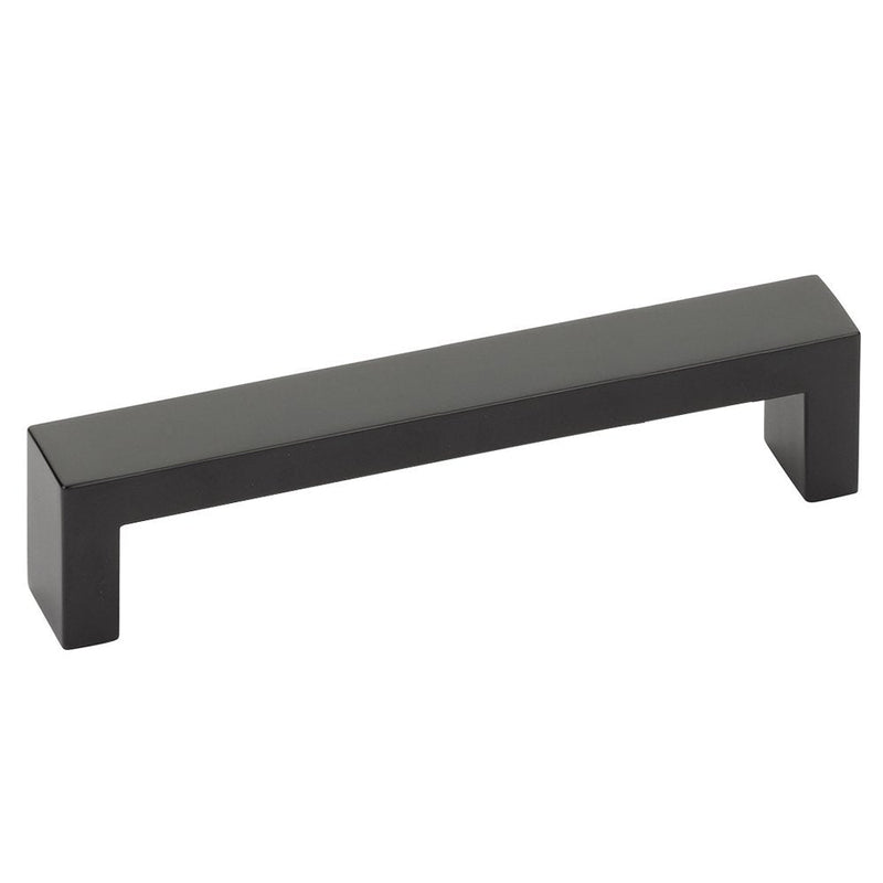 The Emtek Keaton Cabinet Pull in Flat Black finish