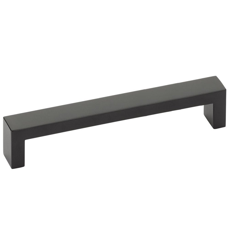 The Emtek Keaton Cabinet Pull in Flat Black finish