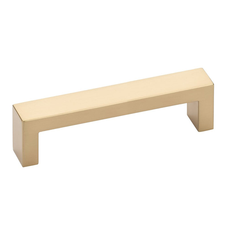 The Emtek Keaton Cabinet Pull in Satin Brass finish