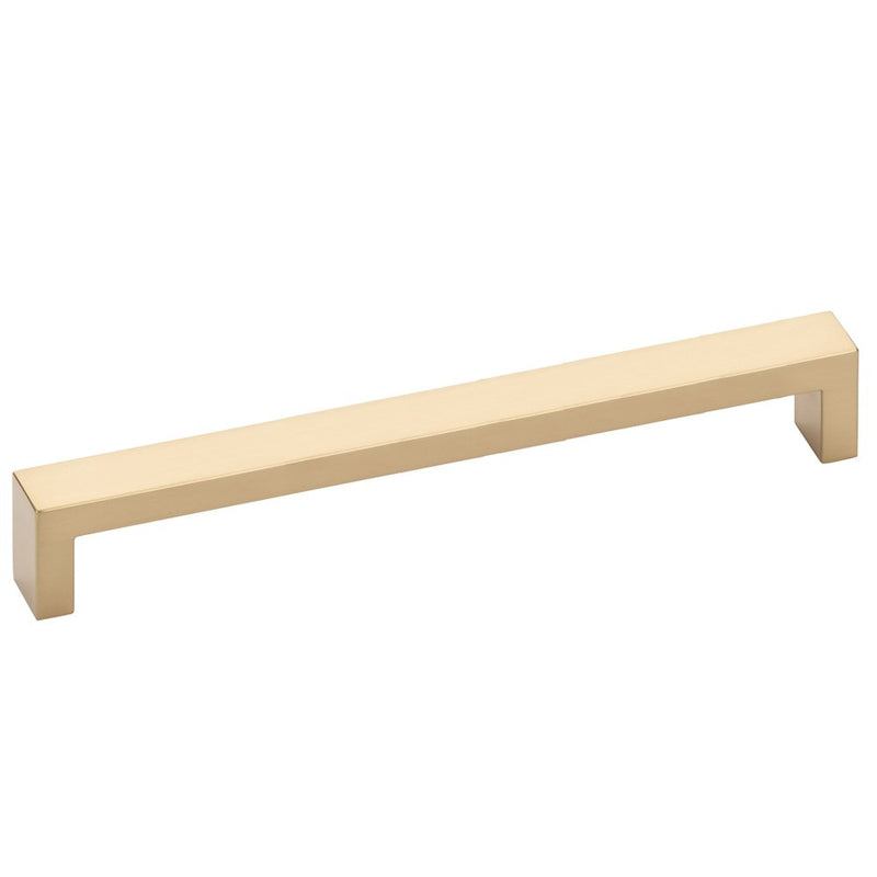 The Emtek Keaton Cabinet Pull in Satin Brass finish