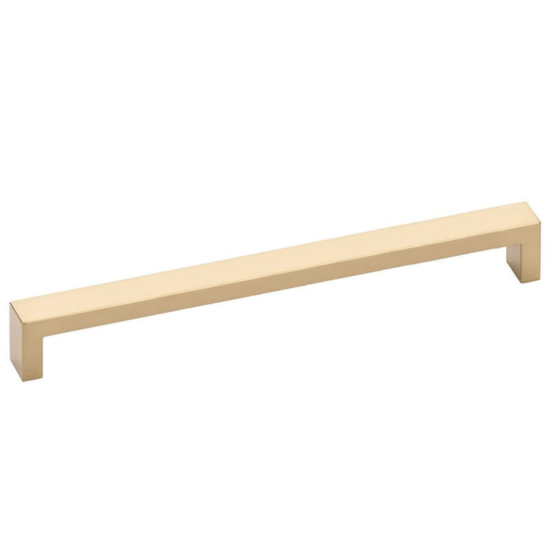 The Emtek Keaton Cabinet Pull in Satin Brass finish